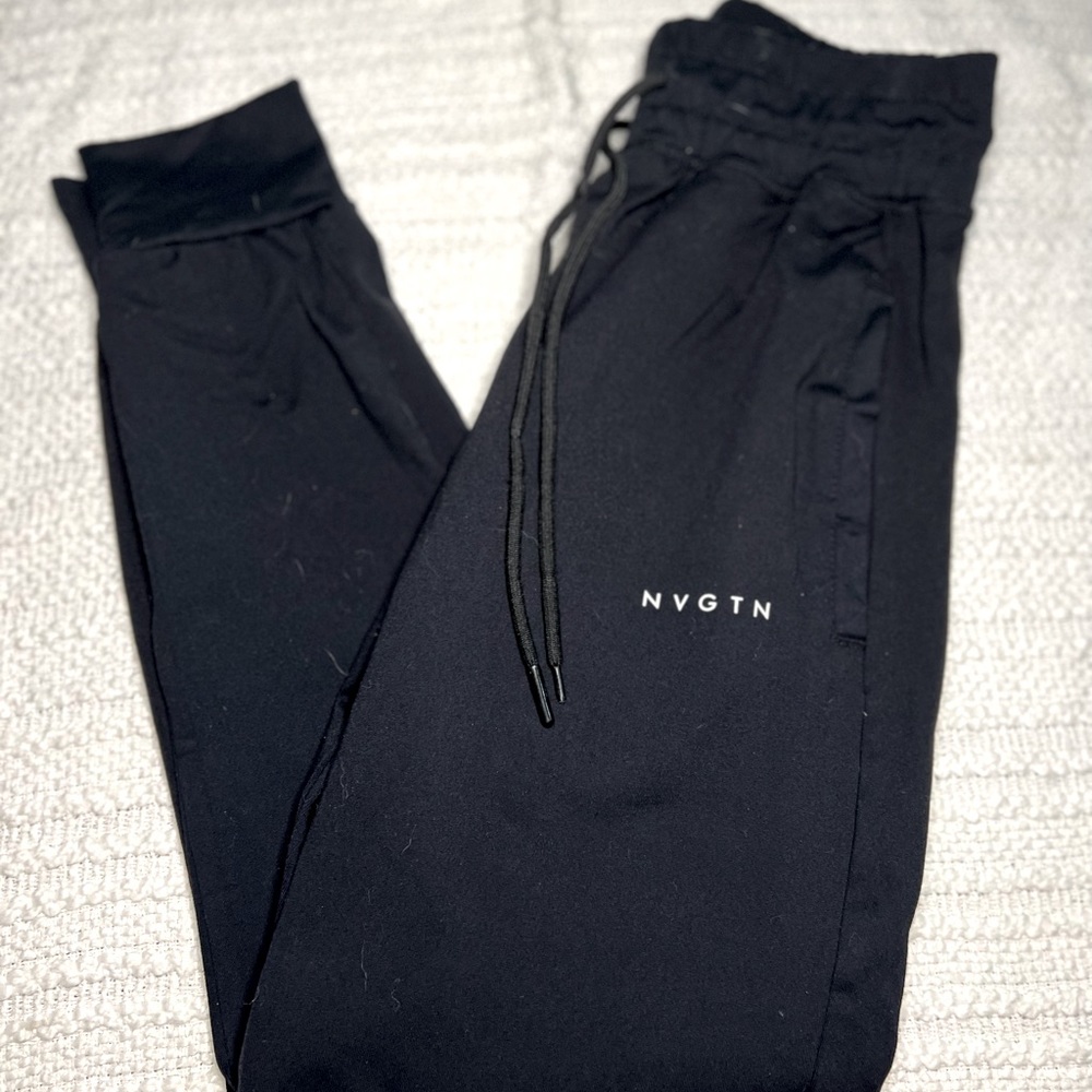 Black NVGTN jogger leggings